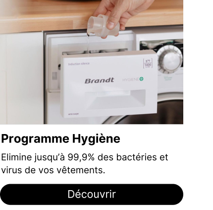 Programme hygiene lave-linge