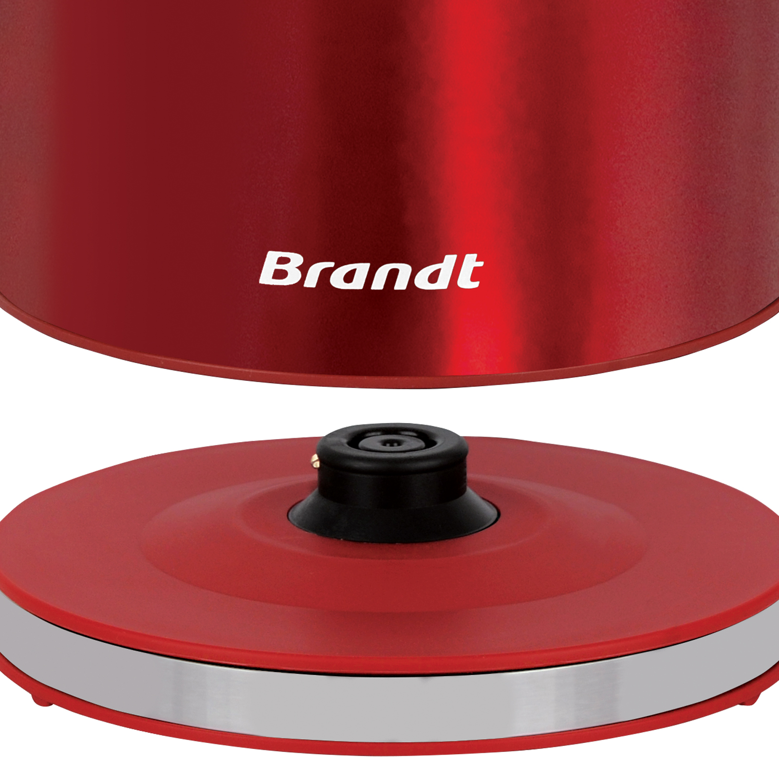 Bouilloire 1,7 L BO1703R 2200 Watts rouge inox Brandt